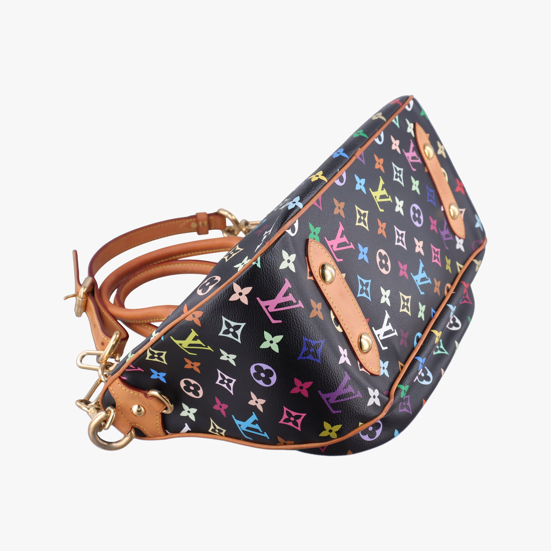 Pre-owned Louis Vuitton RITA Noir Monogram Multicolor M40126 shoulderbag | stylenewstar