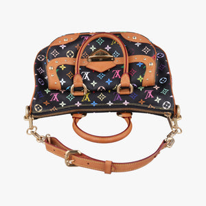 Pre-owned Louis Vuitton RITA Noir Monogram Multicolor M40126 shoulderbag | stylenewstar