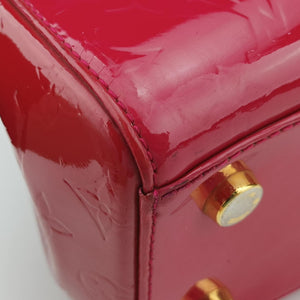 Pre-owned Louis Vuitton Brea MM ROSE INDIEN Vernis M91798 handbag | stylenewstar