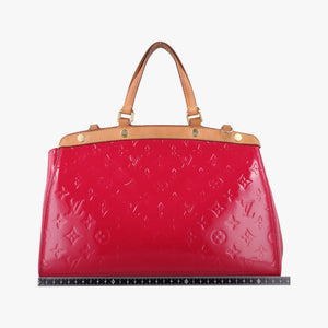 Pre-owned Louis Vuitton Brea MM ROSE INDIEN Vernis M91798 handbag | stylenewstar