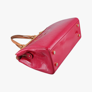Pre-owned Louis Vuitton Brea MM ROSE INDIEN Vernis M91798 handbag | stylenewstar