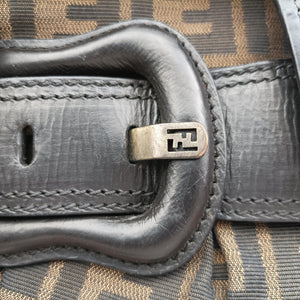 Secondhand Fendi B bag zucca Brown canvas×leather 8BR551 shoulderbag | stylenewstar
