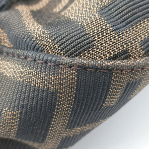 Secondhand Fendi B bag zucca Brown canvas×leather 8BR551 shoulderbag | stylenewstar