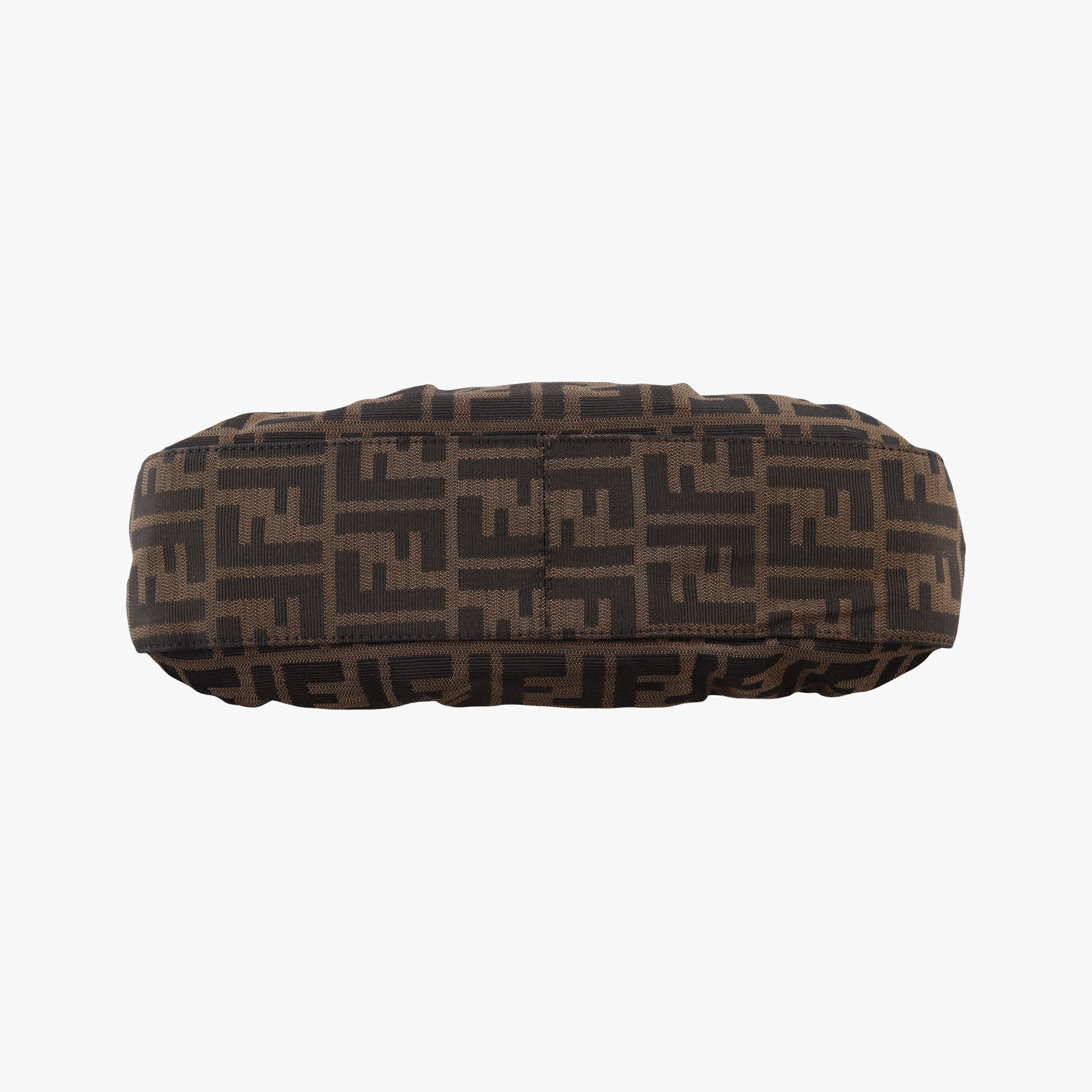 Secondhand Fendi B bag zucca Brown canvas×leather 8BR551 shoulderbag | stylenewstar