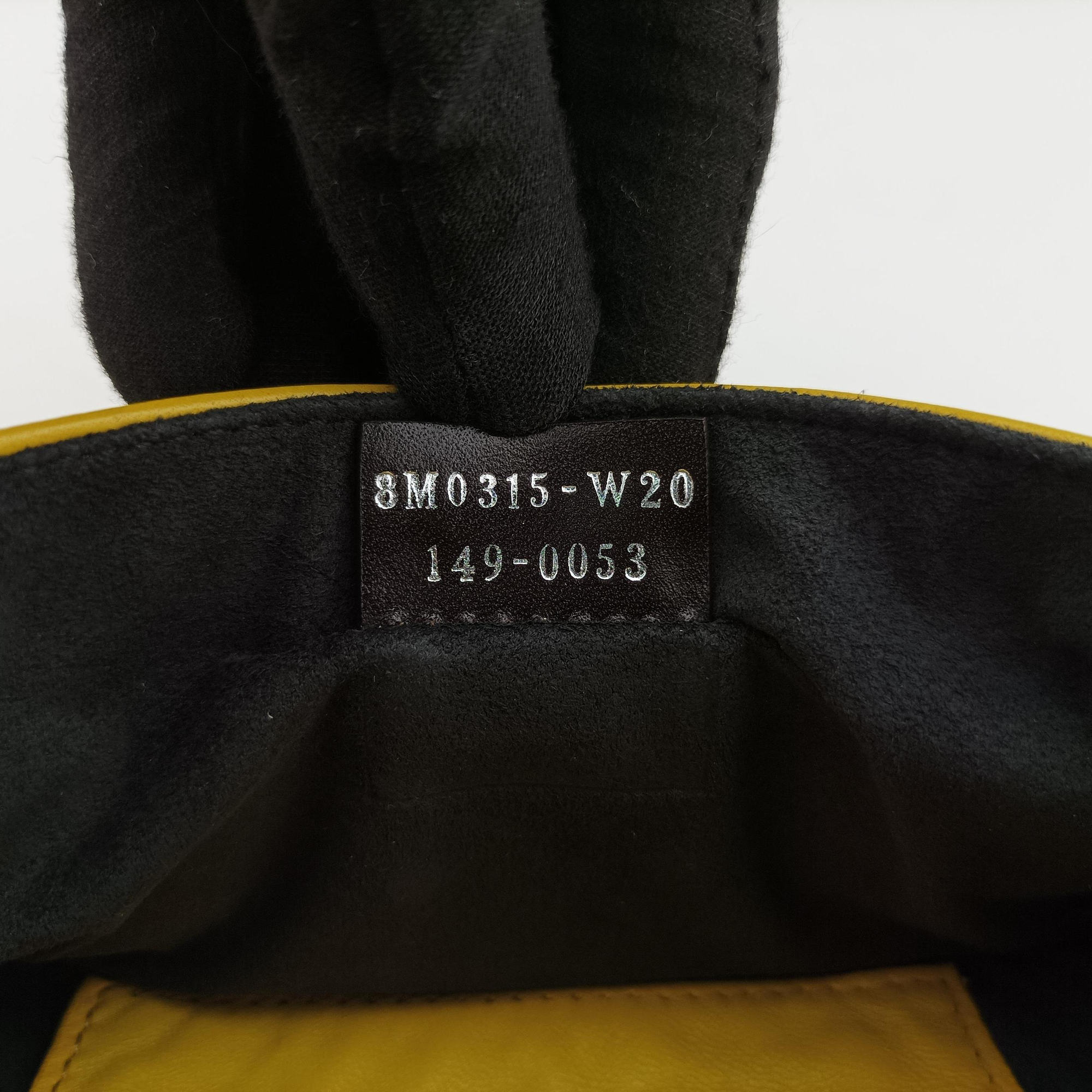 Secondhand Fendi Mini Be Baguette Yellow × Black Leather 8M0315 shoulderbag | stylenewstar
