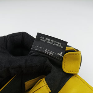 Secondhand Fendi Mini Be Baguette Yellow × Black Leather 8M0315 shoulderbag | stylenewstar