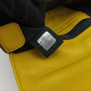 Secondhand Fendi Mini Be Baguette Yellow × Black Leather 8M0315 shoulderbag | stylenewstar