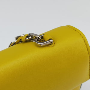 Secondhand Fendi Mini Be Baguette Yellow × Black Leather 8M0315 shoulderbag | stylenewstar