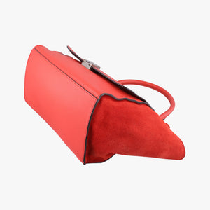 Secondhand Celine Trapeze Orange Suede×leather  shoulderbag | stylenewstar