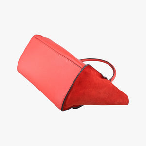 Secondhand Celine Trapeze Orange Suede×leather  shoulderbag | stylenewstar