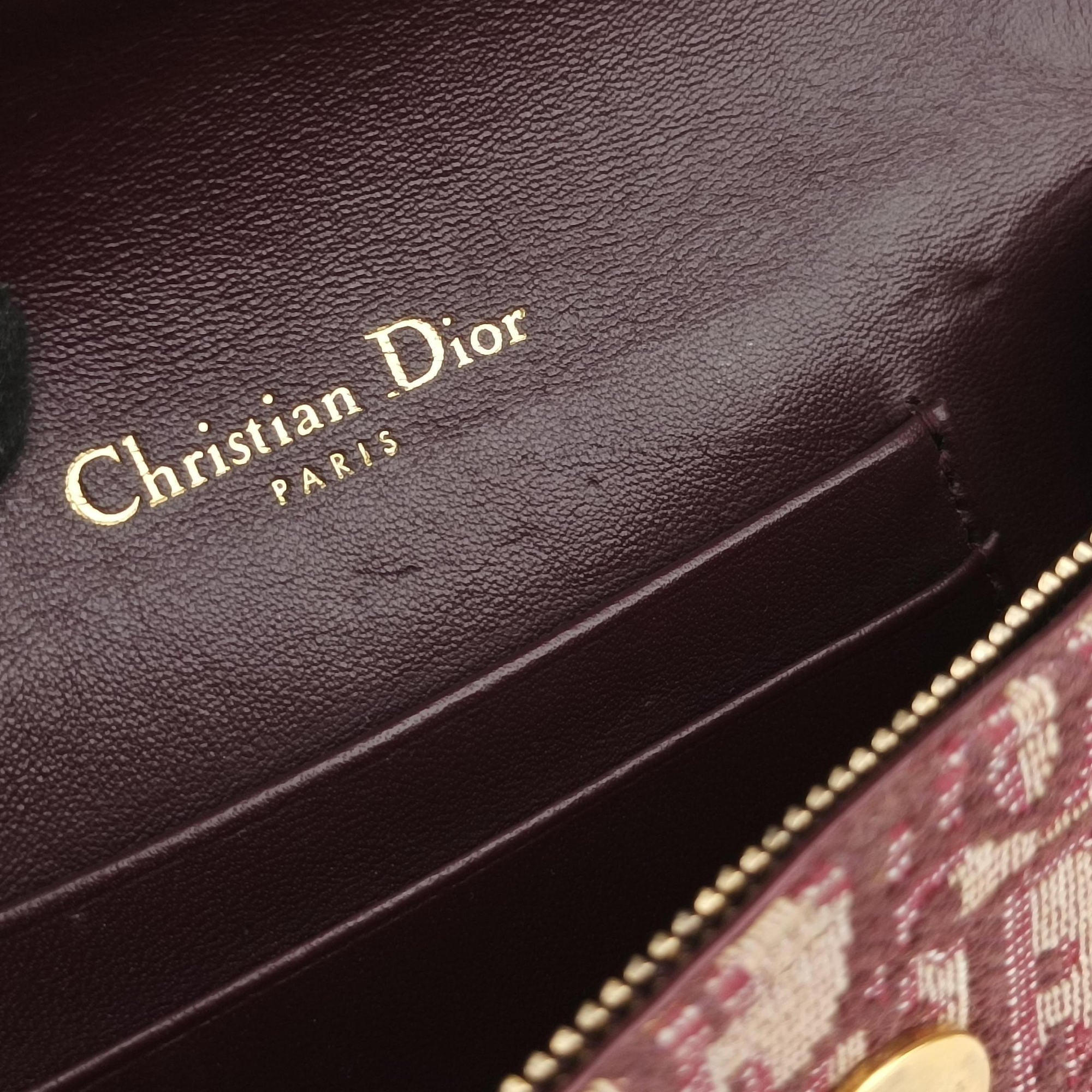 Pre-owned Christian Dior Saddle Red Jacquard  bum bag/waist bag | stylenewstar
