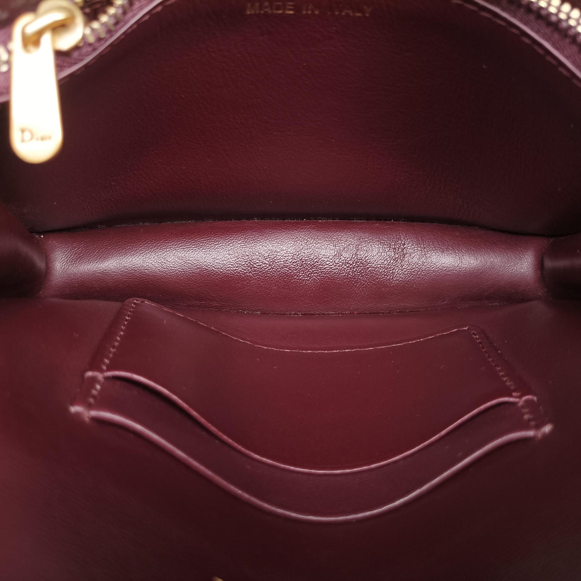 Pre-owned Christian Dior Saddle Red Jacquard  bum bag/waist bag | stylenewstar
