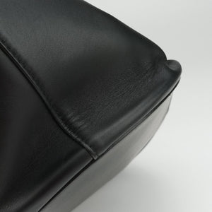 Pre-owned Bottega Veneta basket Black Leather  shoulderbag | stylenewstar
