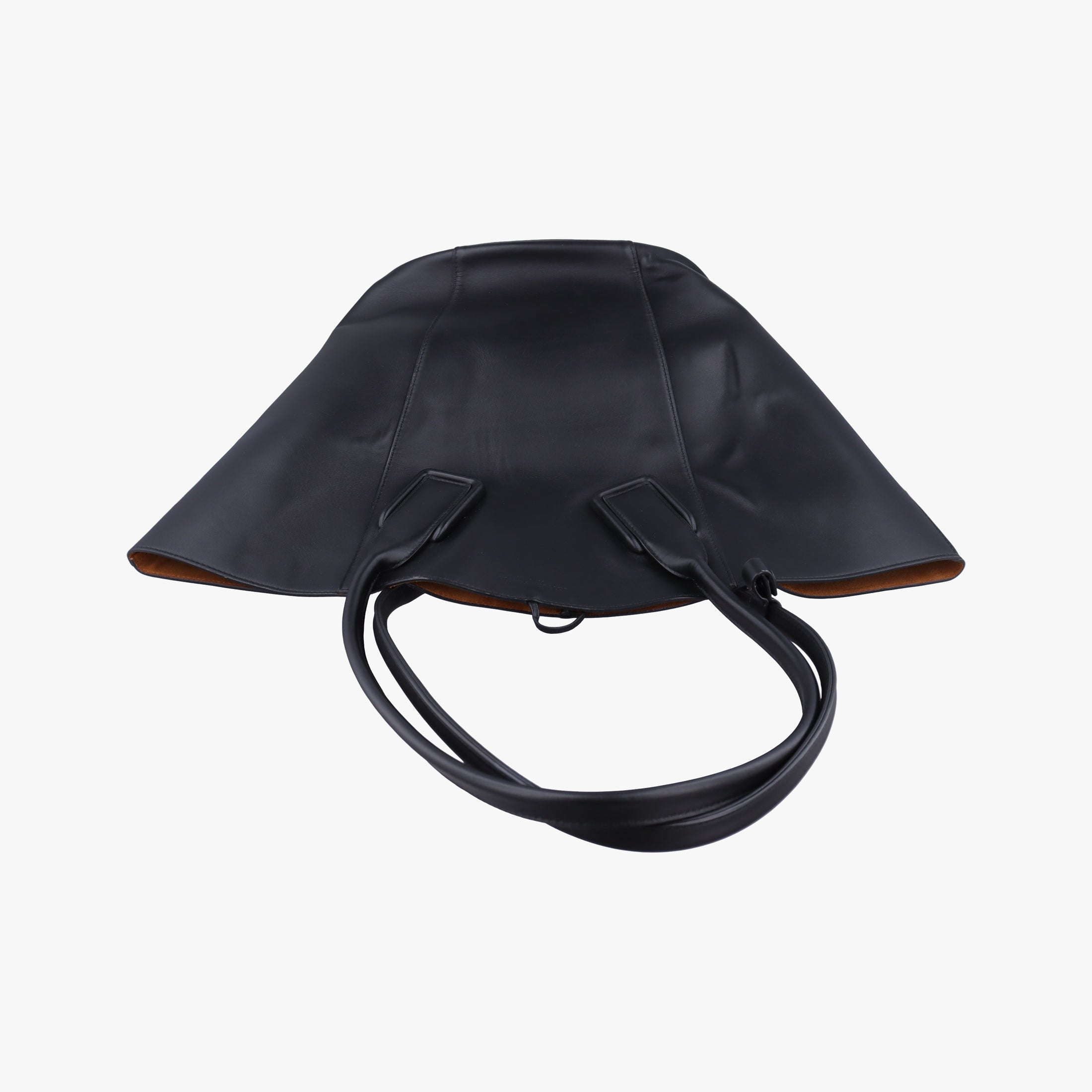 Pre-owned Bottega Veneta basket Black Leather  shoulderbag | stylenewstar