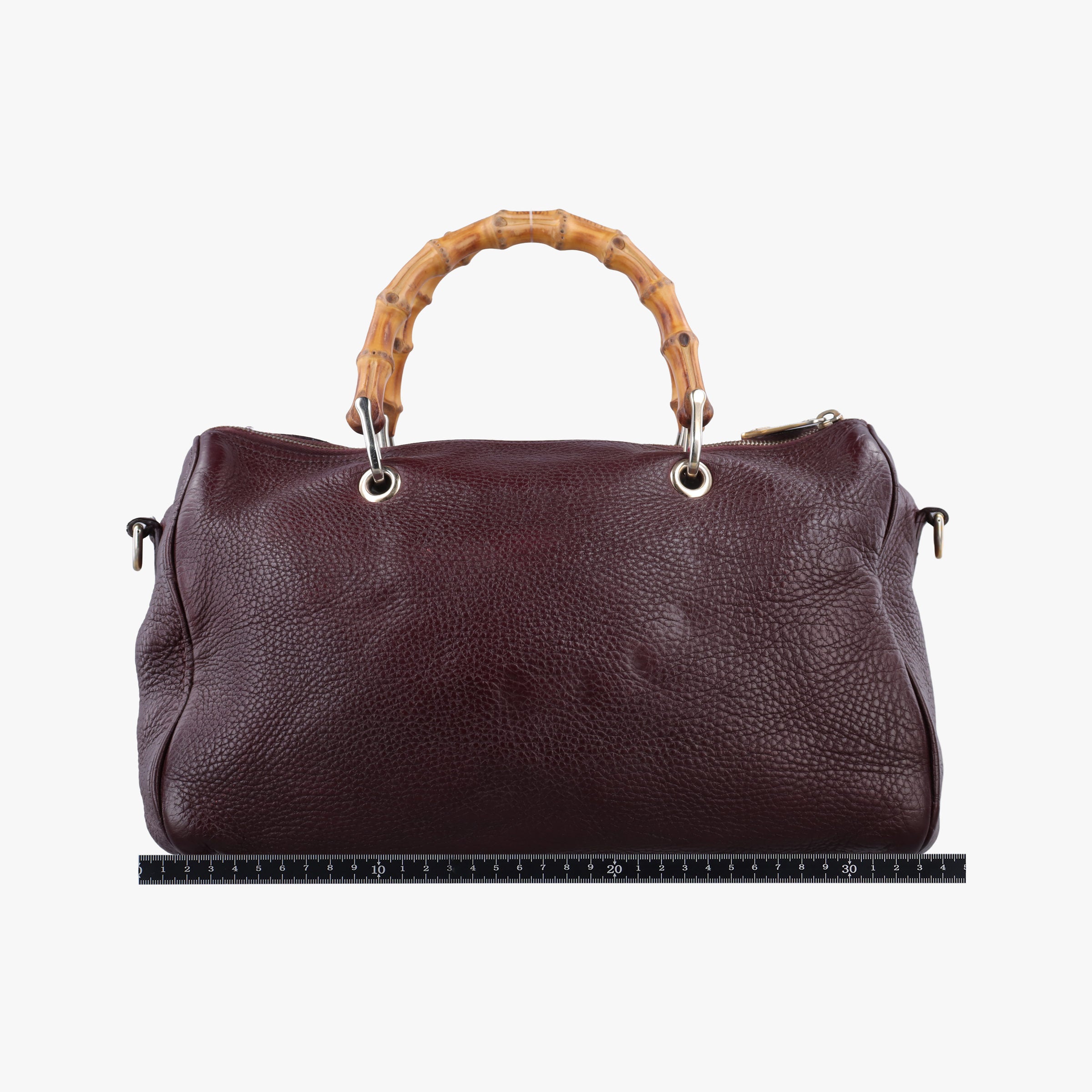 Pre-owned Gucci bamboo shopper Purple Leather 353124 shoulderbag | stylenewstar