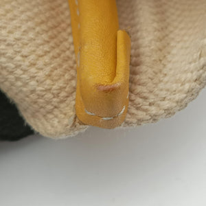 Vintage Prada Tote bag Beige x Yellowe x multi Canvas x Leather  handbag | stylenewstar