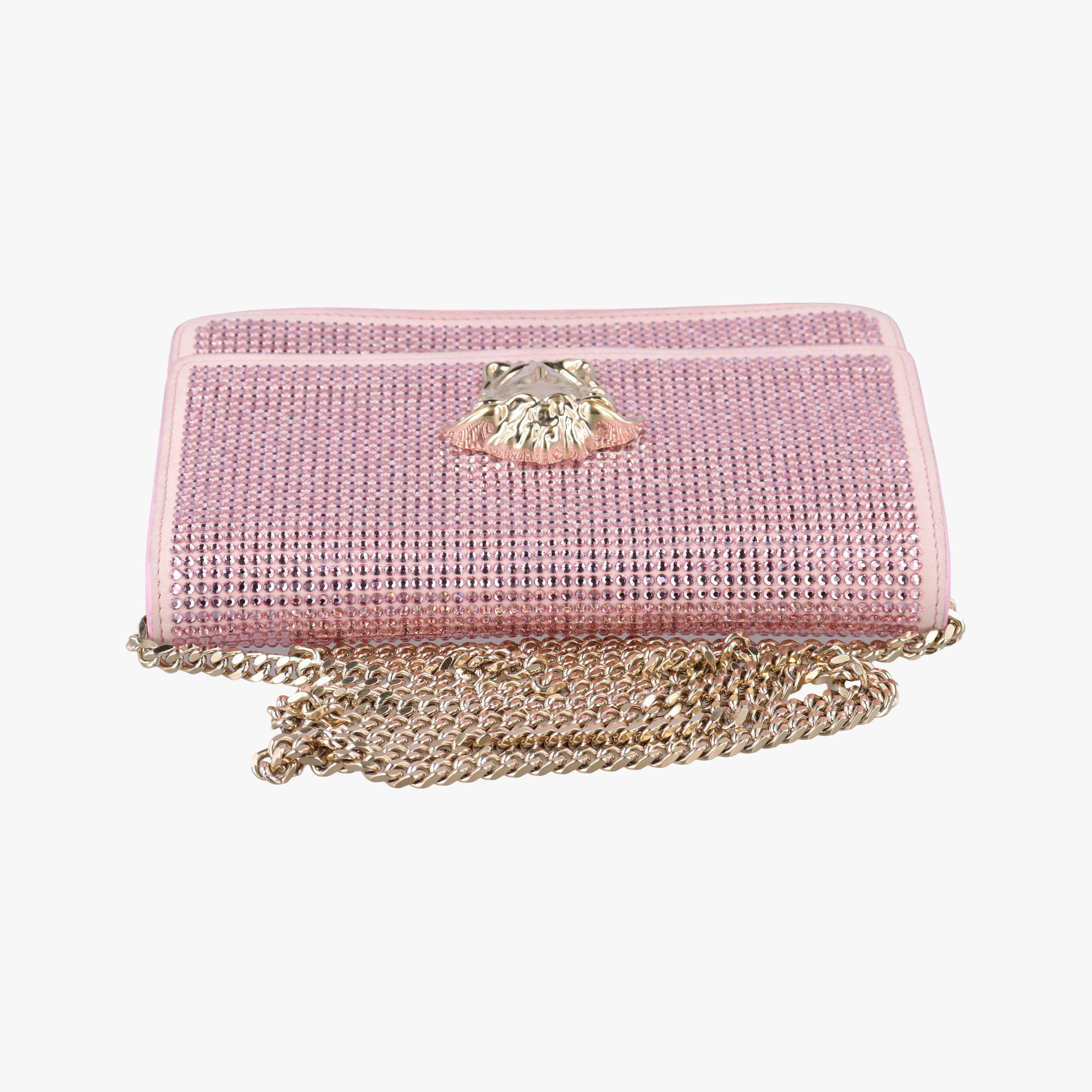 Vintage VERSACE medusa Pink Suede x Leather  shoulderbag | stylenewstar