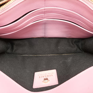 Vintage VERSACE medusa Pink Suede x Leather  shoulderbag | stylenewstar