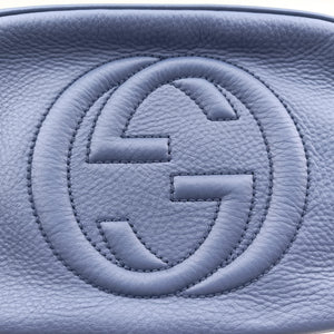 Pre-owned Gucci Soho Blue Leather 308364 shoulderbag | stylenewstar