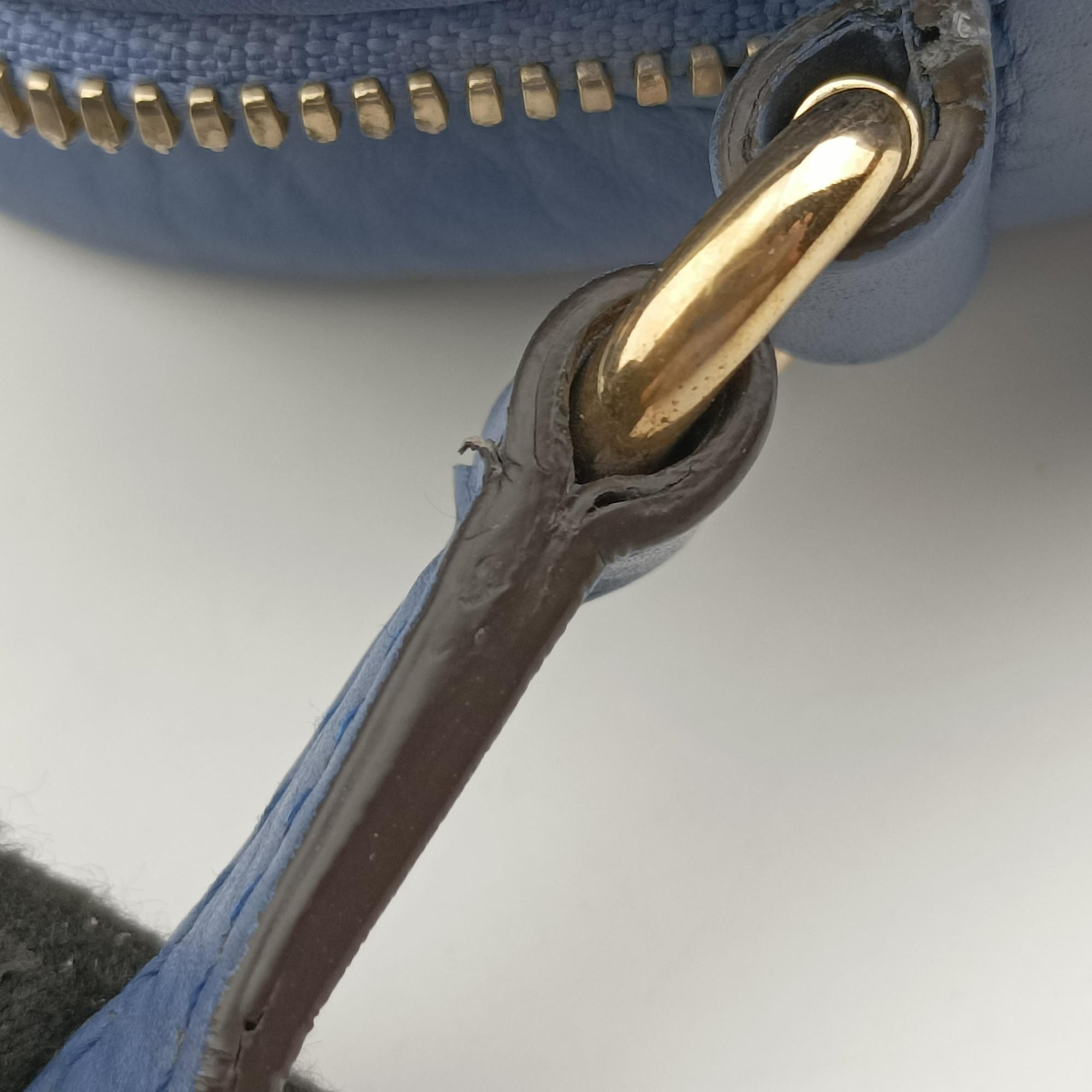 Pre-owned Gucci Soho Blue Leather 308364 shoulderbag | stylenewstar