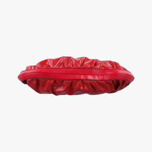 Pre-owned Gucci Queen Red Leather × Coated Canvas 189885 shoulderbag | stylenewstar