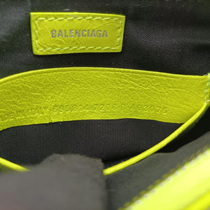 Pre-owned Balenciaga Le Cagole Green lambskin  shoulderbag | stylenewstar
