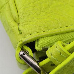Pre-owned Balenciaga Le Cagole Green lambskin  shoulderbag | stylenewstar
