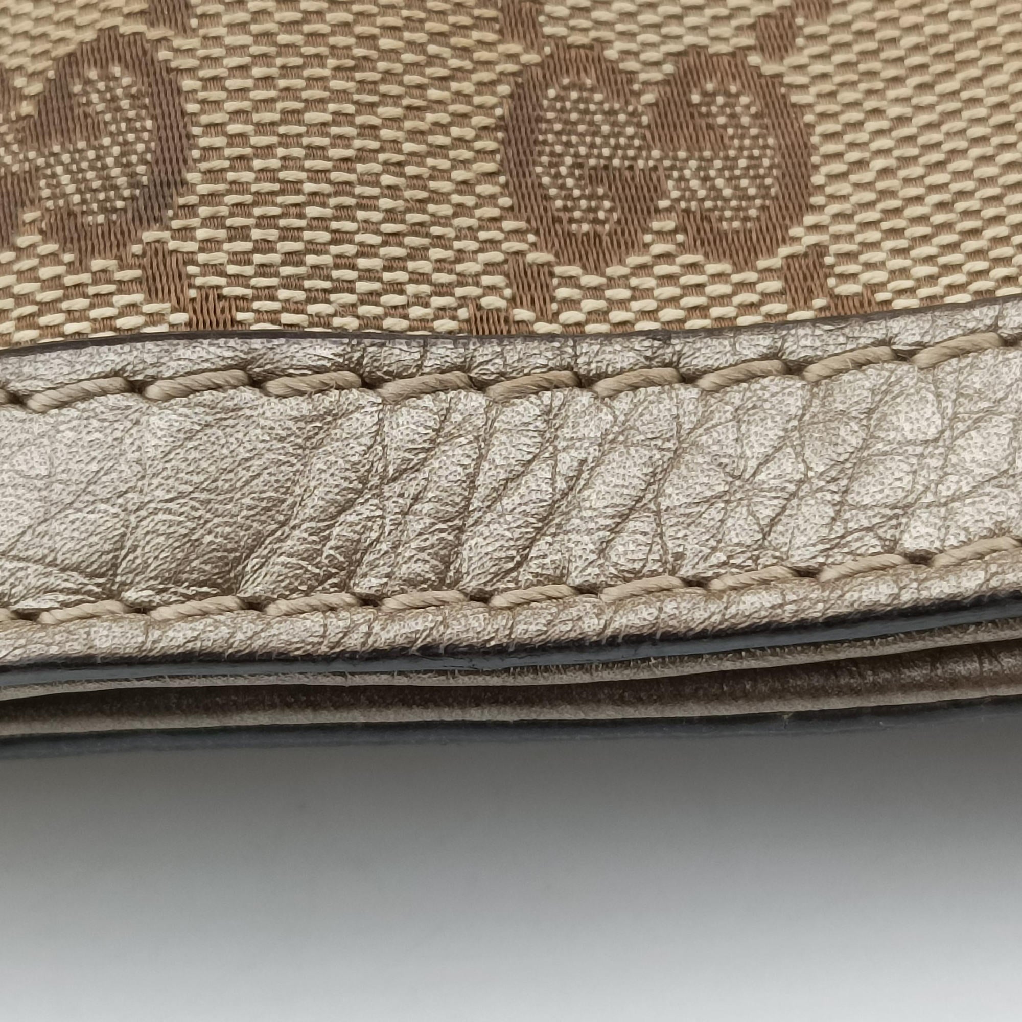 Vintage Gucci Bella Bamboo Tassel fringe khaki canvas×leather 269945 handbag | stylenewstar