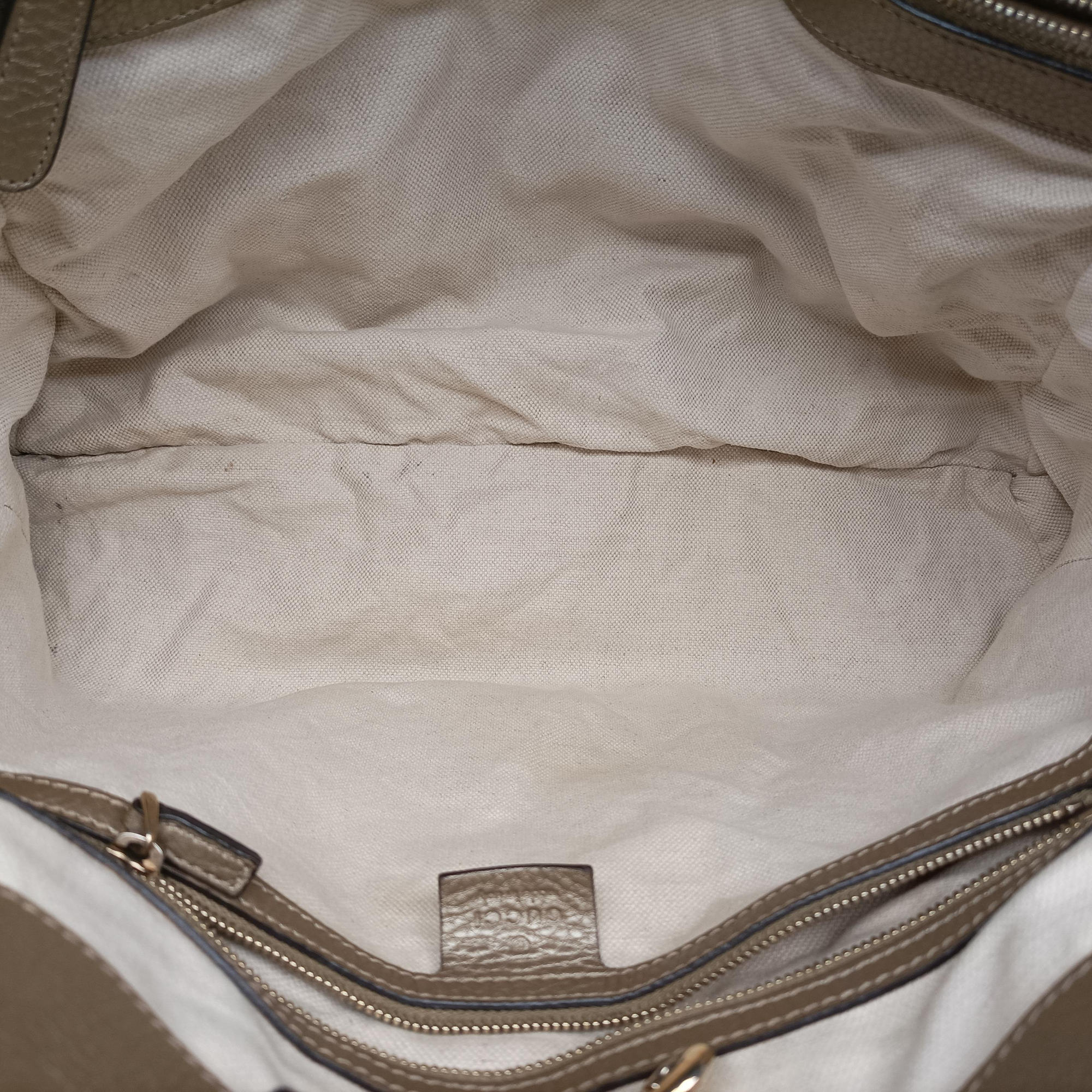 Vintage Gucci Bella Bamboo Tassel fringe khaki canvas×leather 269945 handbag | stylenewstar