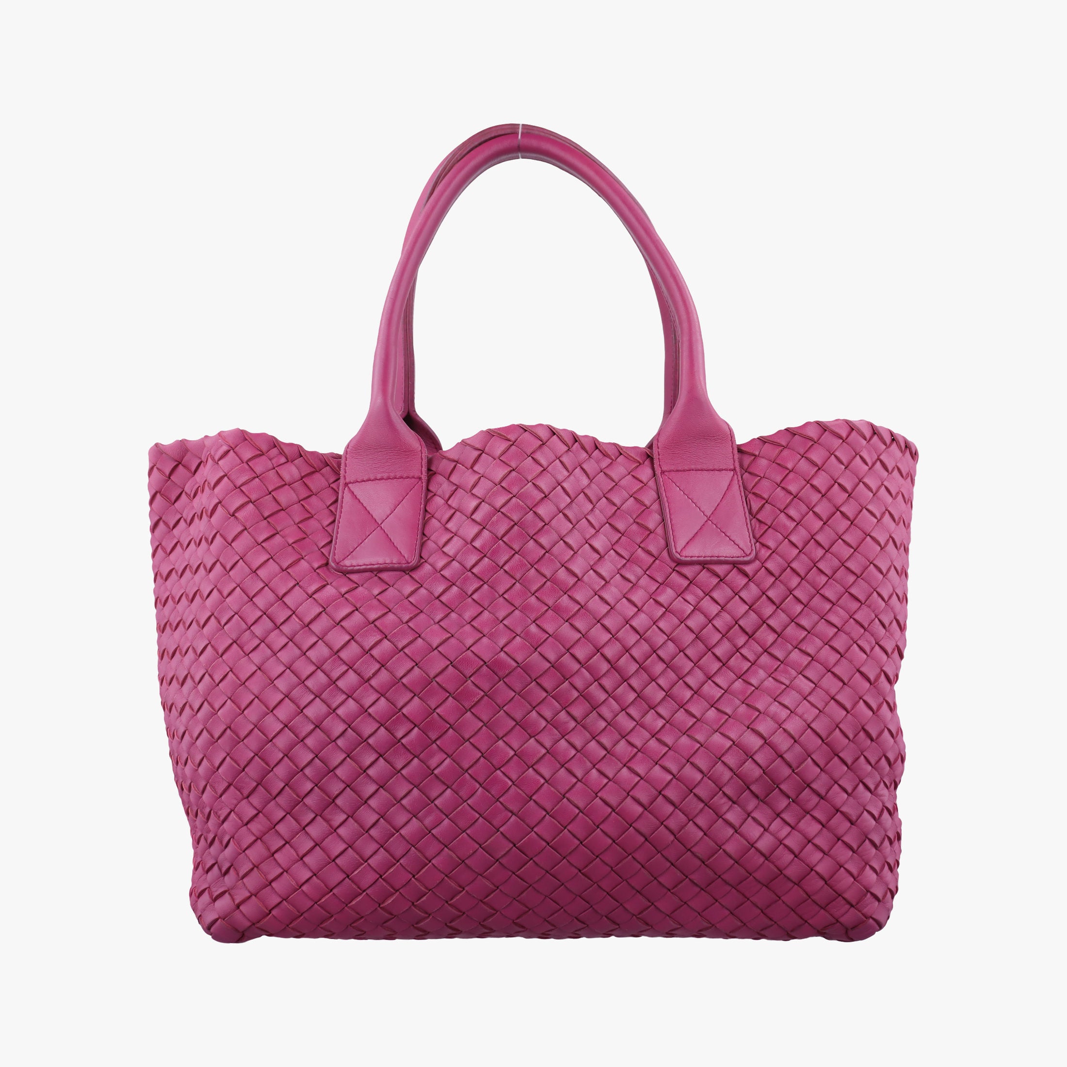 Pre-owned Bottega Veneta CABAT Rose lambskin  shoulderbag | stylenewstar