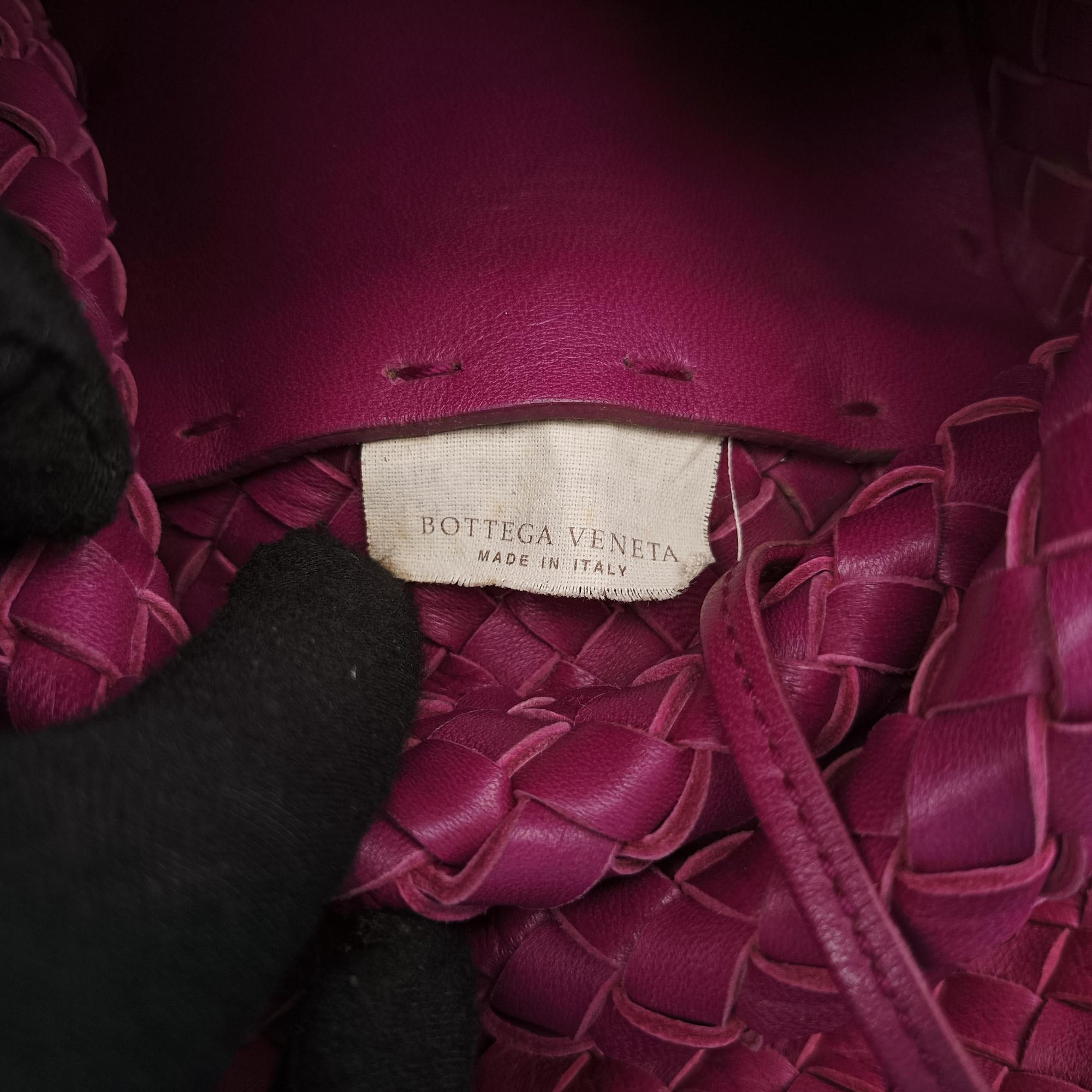 Pre-owned Bottega Veneta CABAT Rose lambskin  shoulderbag | stylenewstar