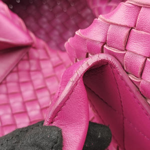 Pre-owned Bottega Veneta CABAT Rose lambskin  shoulderbag | stylenewstar