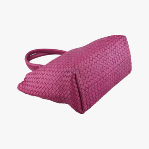 Pre-owned Bottega Veneta CABAT Rose lambskin  shoulderbag | stylenewstar