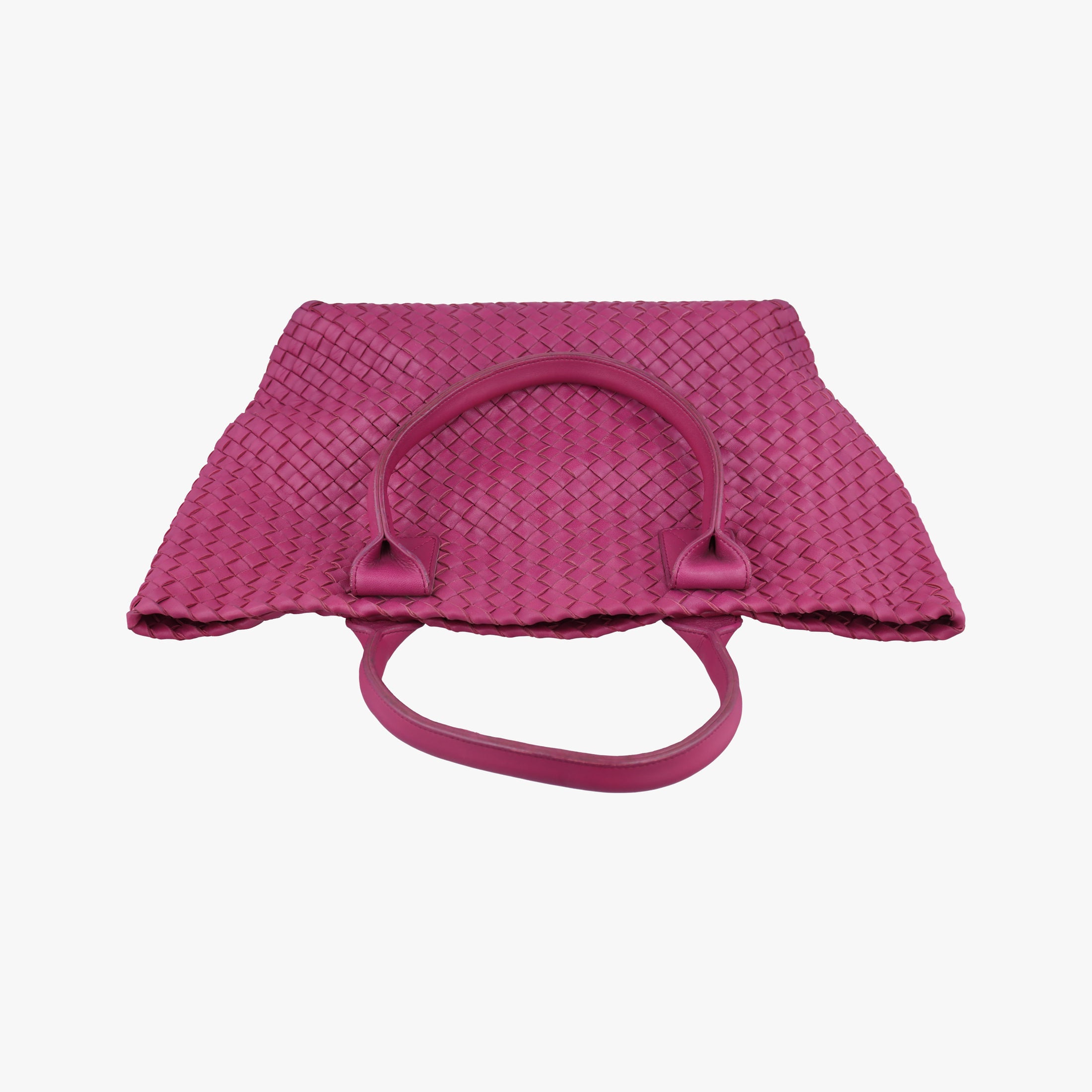 Pre-owned Bottega Veneta CABAT Rose lambskin  shoulderbag | stylenewstar