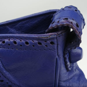 Pre-owned Balenciaga Giant City Purple lambskin  shoulderbag | stylenewstar