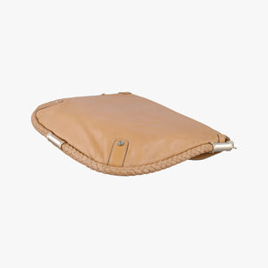 Pre-owned Gucci Dialux Britt Hobo Beige leather 167732 shoulderbag | stylenewstar