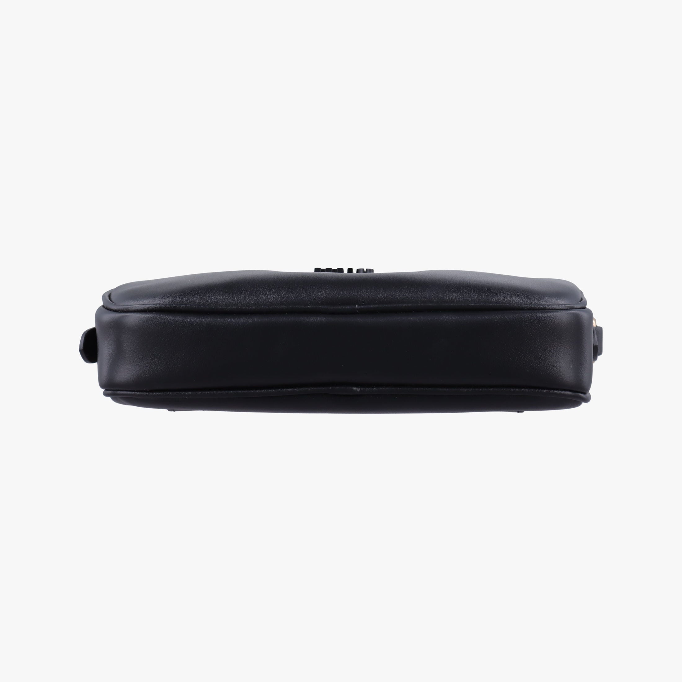 Vintage Miu Miu Logo belt Black leather  bum bag/waist bag | stylenewstar