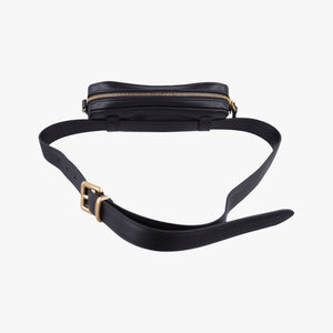 Vintage Miu Miu Logo belt Black leather  bum bag/waist bag | stylenewstar