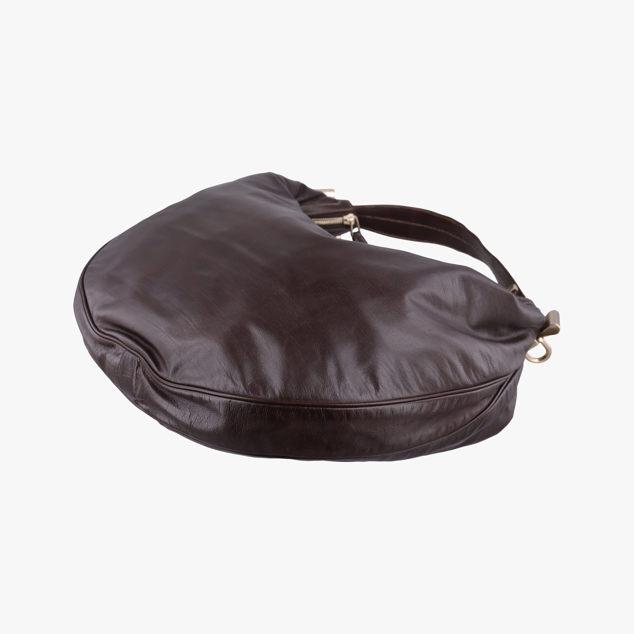 Pre-owned Gucci Duchessa Hobo Brown Leather 181492 shoulderbag | stylenewstar