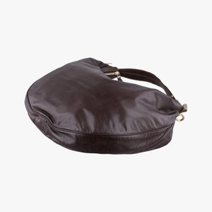 Pre-owned Gucci Duchessa Hobo Brown Leather 181492 shoulderbag | stylenewstar