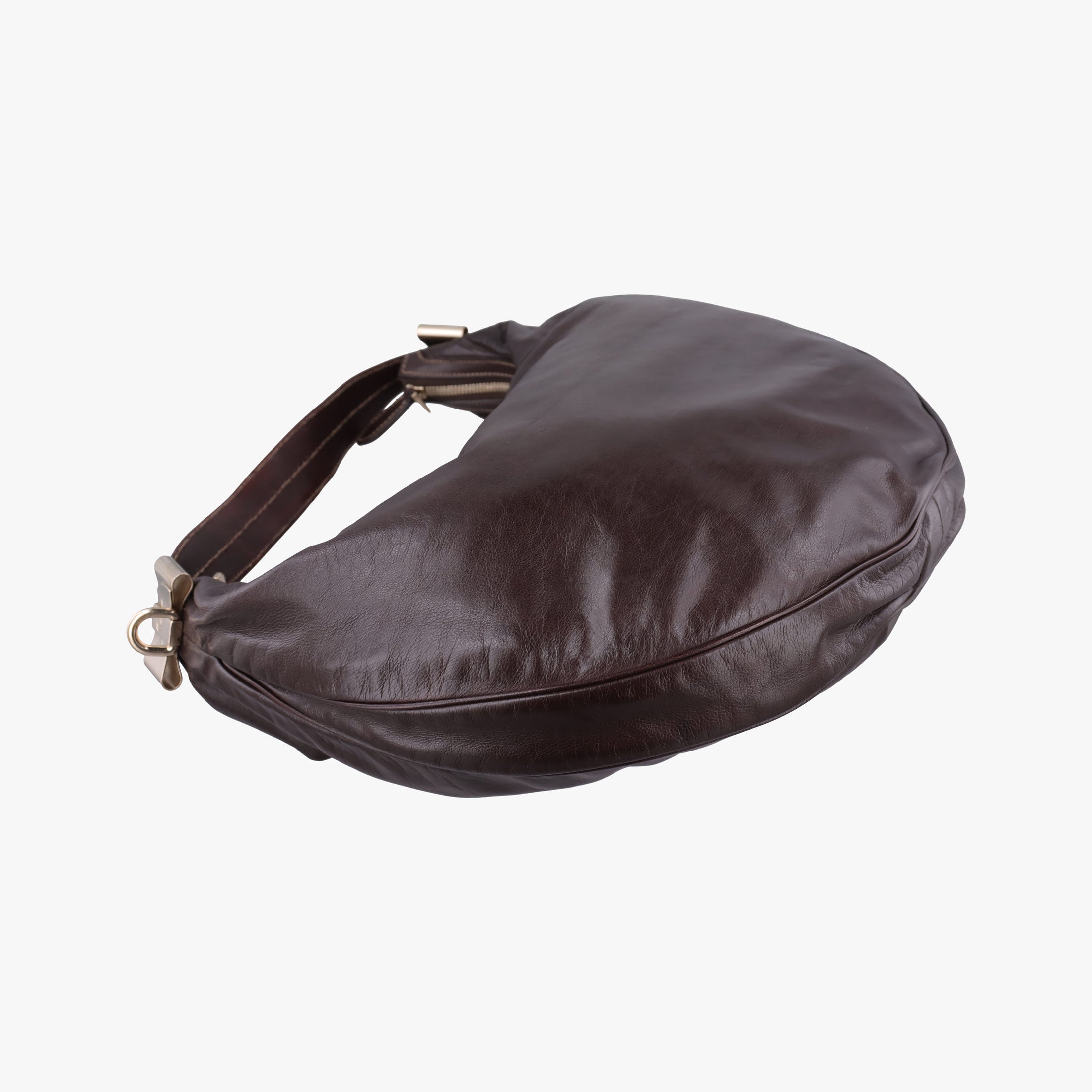 Pre-owned Gucci Duchessa Hobo Brown Leather 181492 shoulderbag | stylenewstar