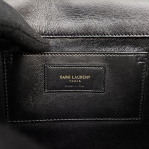 Vintage Yves Saint Laurent KATE Black Suede 354119 shoulderbag | stylenewstar
