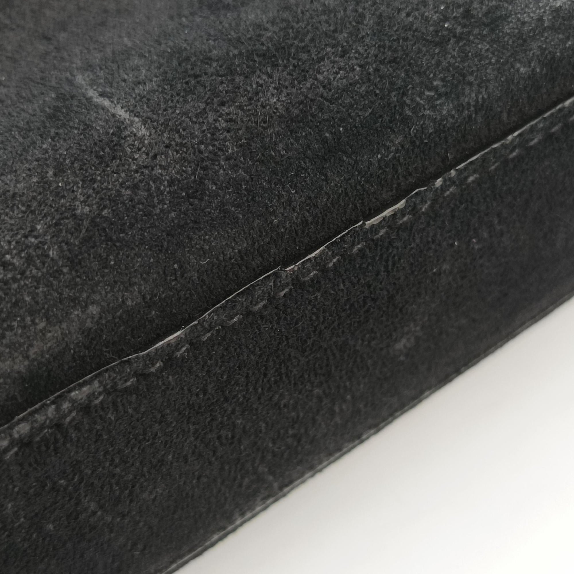 Vintage Yves Saint Laurent KATE Black Suede 354119 shoulderbag | stylenewstar