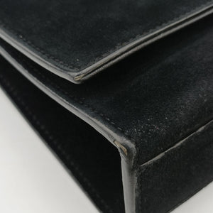 Vintage Yves Saint Laurent KATE Black Suede 354119 shoulderbag | stylenewstar