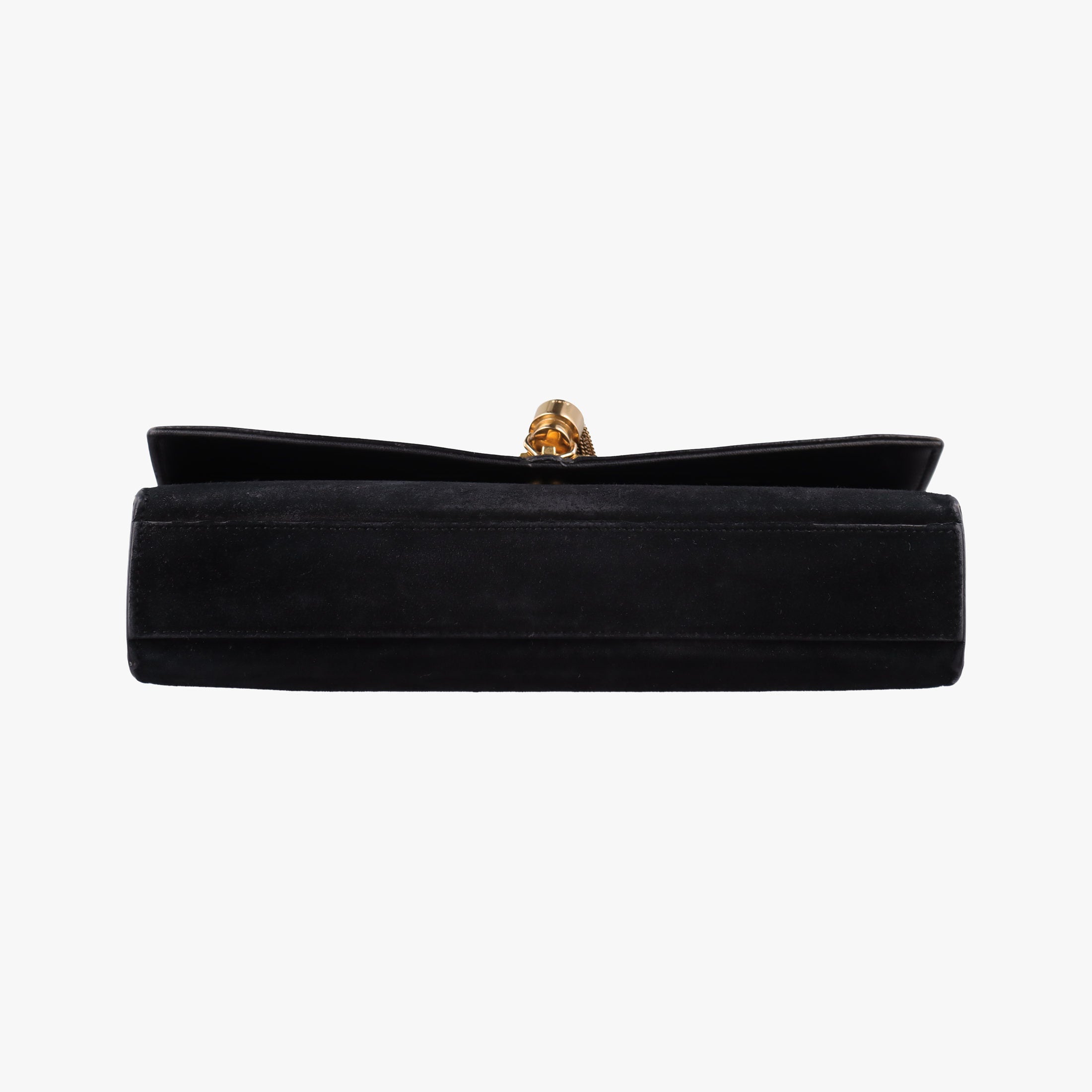 Vintage Yves Saint Laurent KATE Black Suede 354119 shoulderbag | stylenewstar