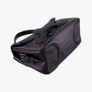 Pre-owned Bottega Veneta Intrecciato Black lambskin  shoulderbag | stylenewstar