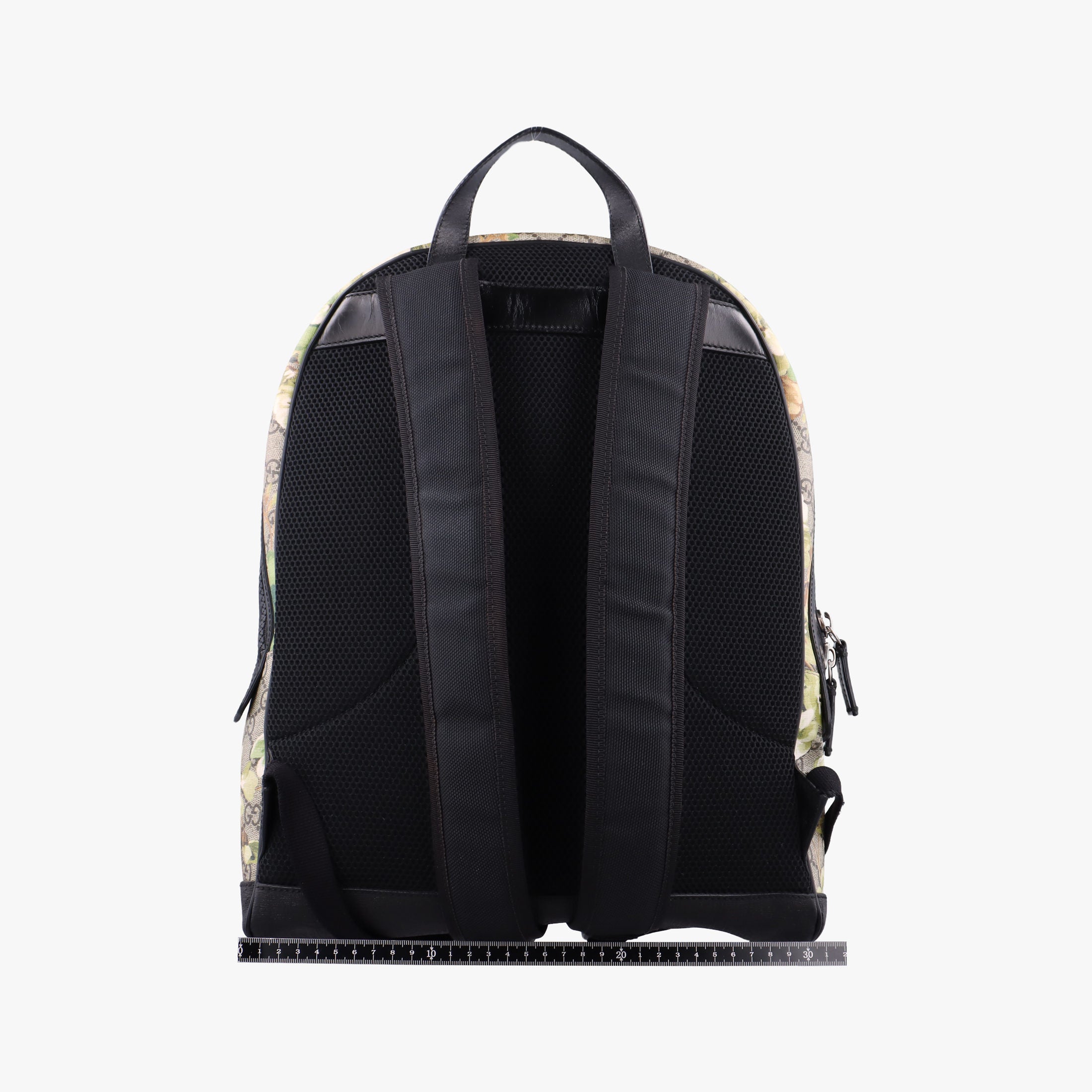 Pre-owned Gucci GG Blooms Beige×Multi PVC coated canvas×Leather 406370 backpack/rucksack | stylenewstar