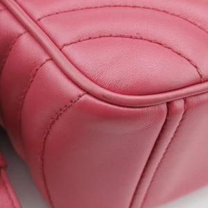 Pre-owned Prada Diagramme Pink leather 1BH084 shoulderbag | stylenewstar