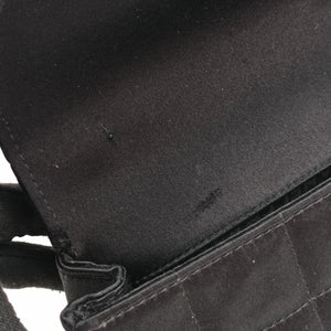 Secondhand Chanel Flap bag Black Satin fabric A16780 shoulderbag | stylenewstar