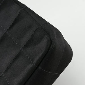 Secondhand Chanel Flap bag Black Satin fabric A16780 shoulderbag | stylenewstar